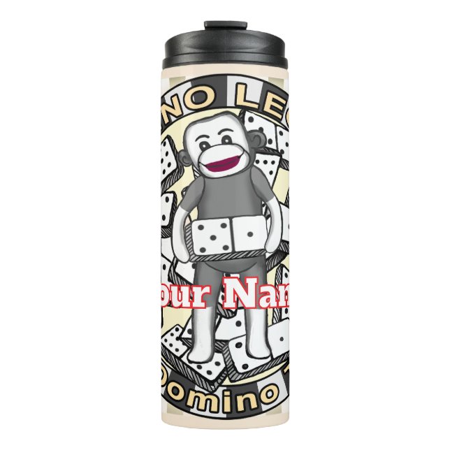 Termo Sock Monkey Domino Legend tumbler (Anverso)