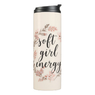 Termo Soft Girl Energy Cute Girly Floral