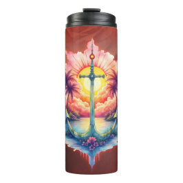 Termo Solar anchor in a tropical paradise. 