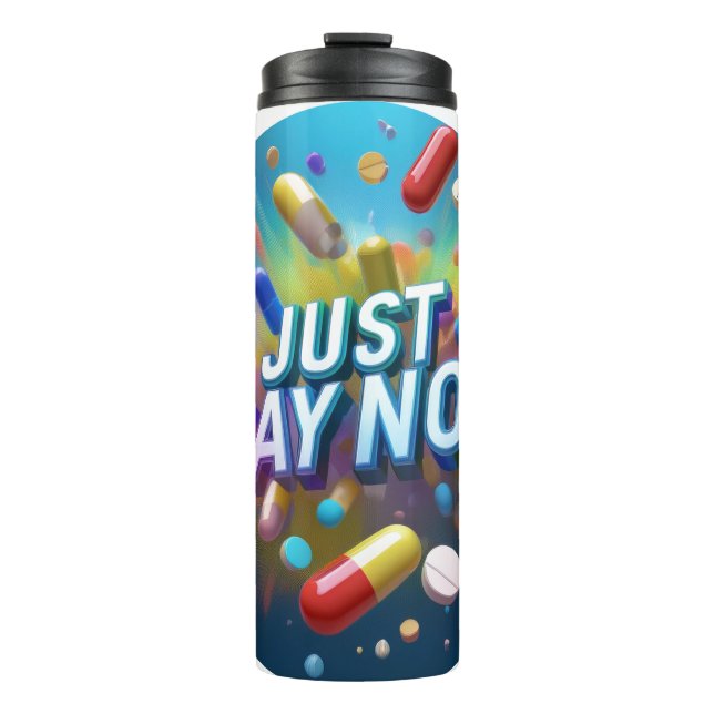 Termo Solo di no a las drogas (Anverso)