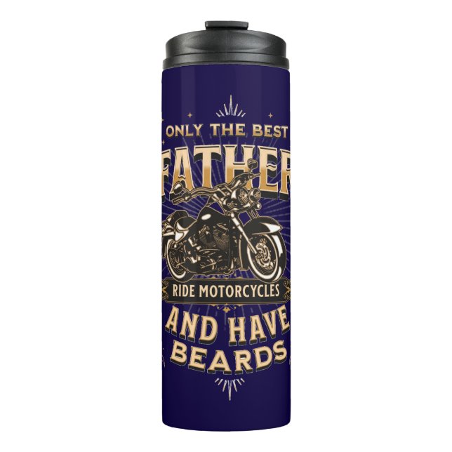 Termo Sólo Los Mejores Motocicletas De Moto De Padre, Ti (Anverso)