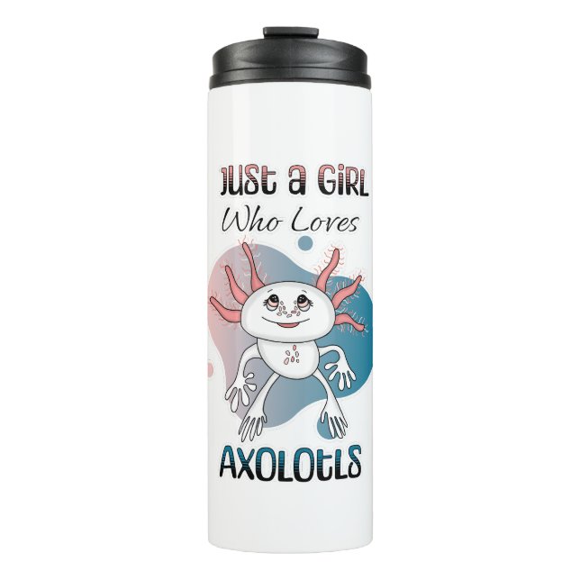 Termo Sólo un Chica que ama a Axolotls (Anverso)