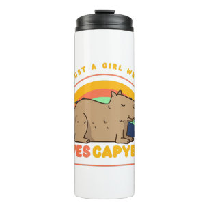 Termo Sólo un Chica que ama a Capybaras