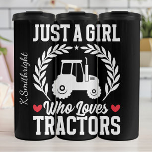 Termo Sólo un Chica que ama a los tractores