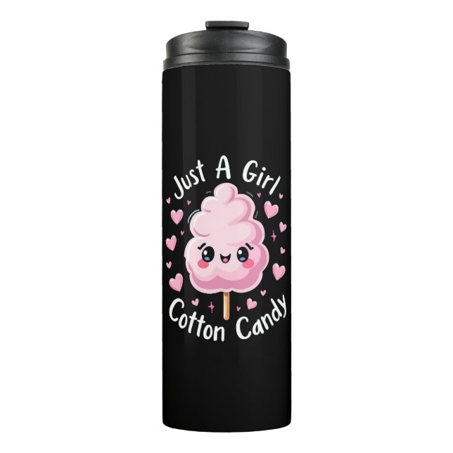 Termo Sólo un Chica que ama el algodón dulce (Anverso)