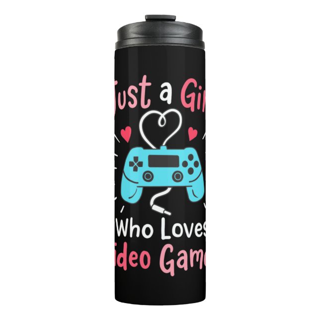 Termo Solo un Chica que ama los videojuegos (Anverso)