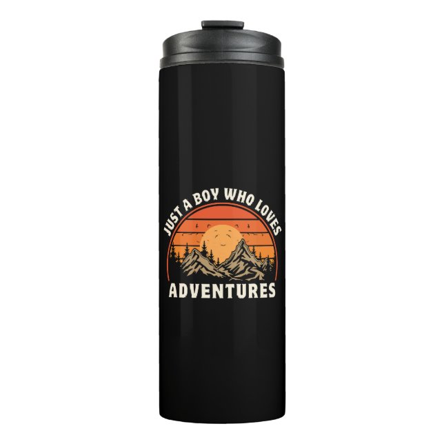 Termo solo un chico que ama las aventuras (Anverso)