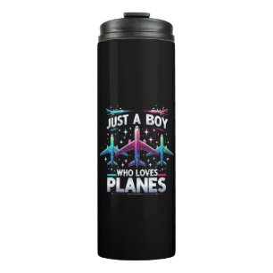Termo Solo un chico que ama los aviones