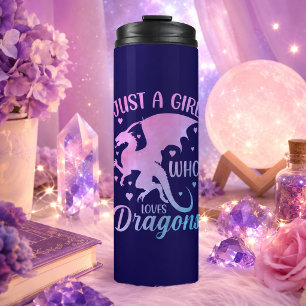 Termo Solo una chica que ama a los dragones - Dragón de 