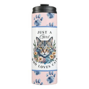 Termo Sólo una chica que ama a los gatos 