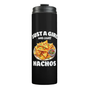 Termo Sólo una chica que ama los nachos divertido amante