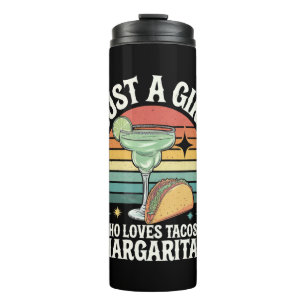 Termo Sólo una chica que ama los tacos y la margarita me