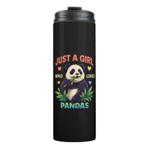 Termo Solo una chica que ama pandas lindo