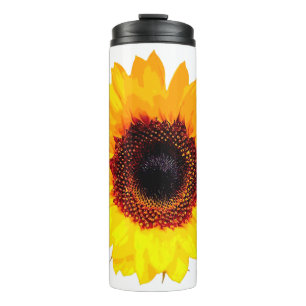 Termo Solo una Flor de Girasol + tu fondo e ideas
