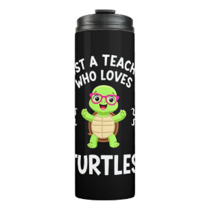 Termo Solo una profesora que ama las tortugas Amante de