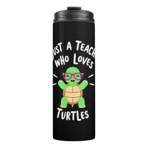 Termo Solo una profesora que ama las tortugas Amante de