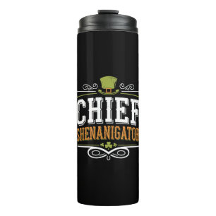 Termo Sombrero Retro de duende afortunado Jefe Shenaniga