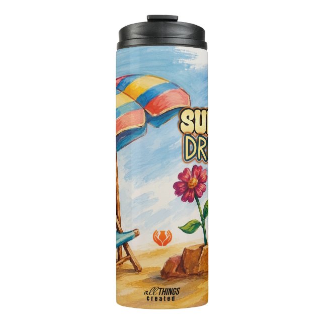 Termo Soñando en verano (Anverso)