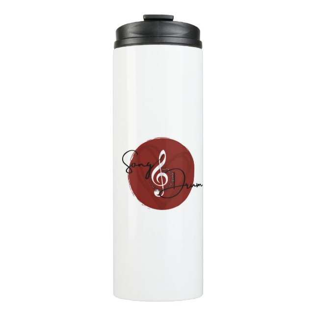 Termo Song_Drum Ateo Thermal Travel Mug (Anverso)
