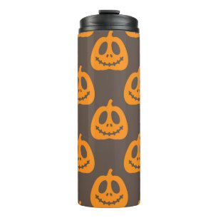 Termo Sonrisa divertida de calabaza que da miedo al tumb