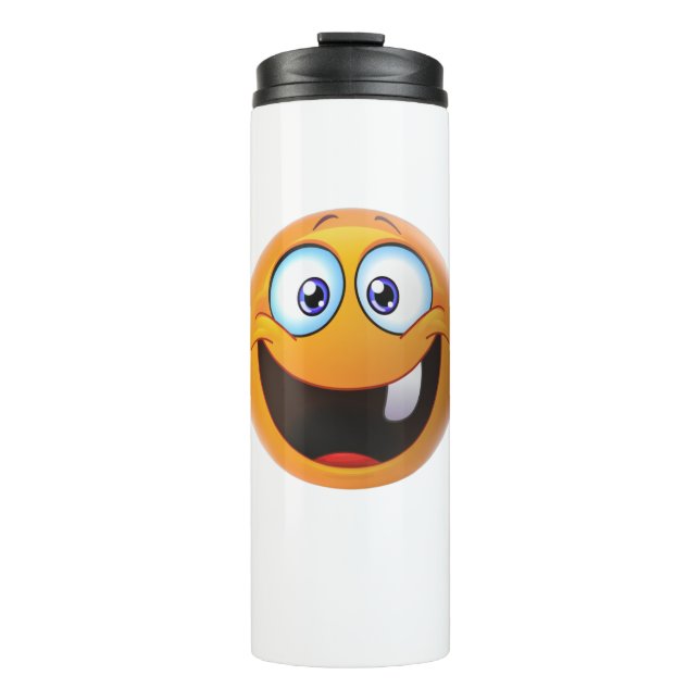 Termo Sonrisa inofensiva Amarillo (Anverso)