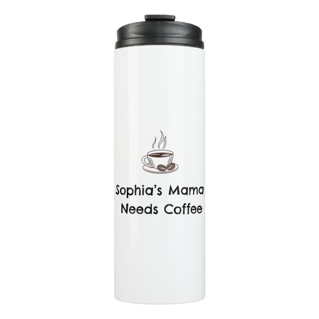 Termo Sophia’s Mom | Custom Name Parent Gift (Anverso)