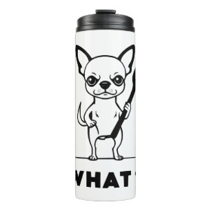 Termo Sorpresa de cuchara de Chihuahua arte gracioso de
