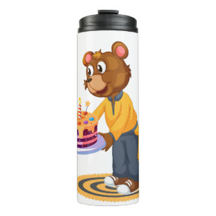 Termo Sorpresa del Oso de Cumpleaños