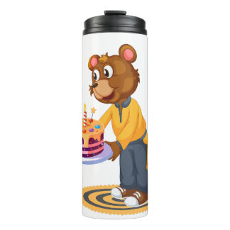 Termo Sorpresa del Oso de Cumpleaños
