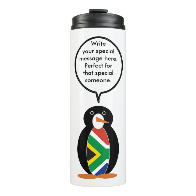 Termo South Africa Wildlife Penguin Personalized Gift (Anverso)