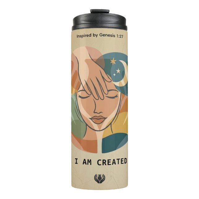 Termo Soy Creado - Mano de Gracia (Anverso)