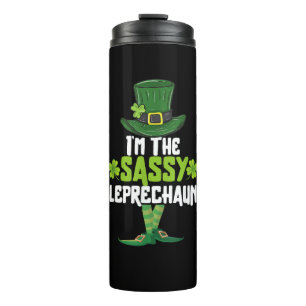 Termo Soy el Sassy Leprechaun coincidiendo con el Día de