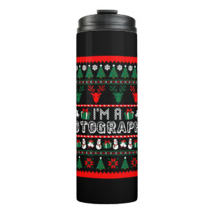 Termo Soy Navidades fotógrafos suéteres feos