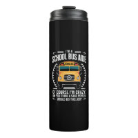 Soy una ayudante de autobús escolar divertido de v