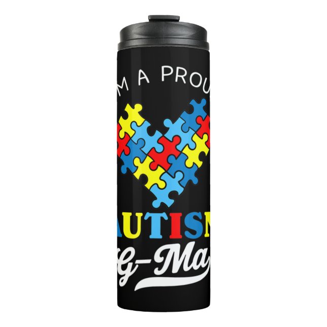 Termo Soy una orgullosa Mamá de autismo, perfecto para l (Anverso)