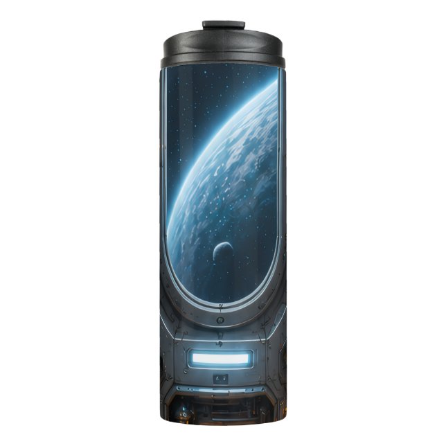 Termo Space in a Bottle – Transparent Gothic Fantas (Anverso)