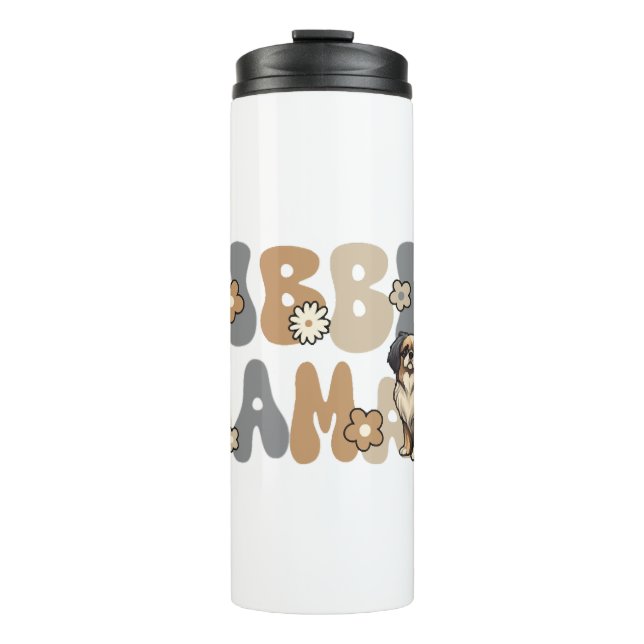 Termo Spaniel Tibetano Groovy Tibbie Mama (Anverso)