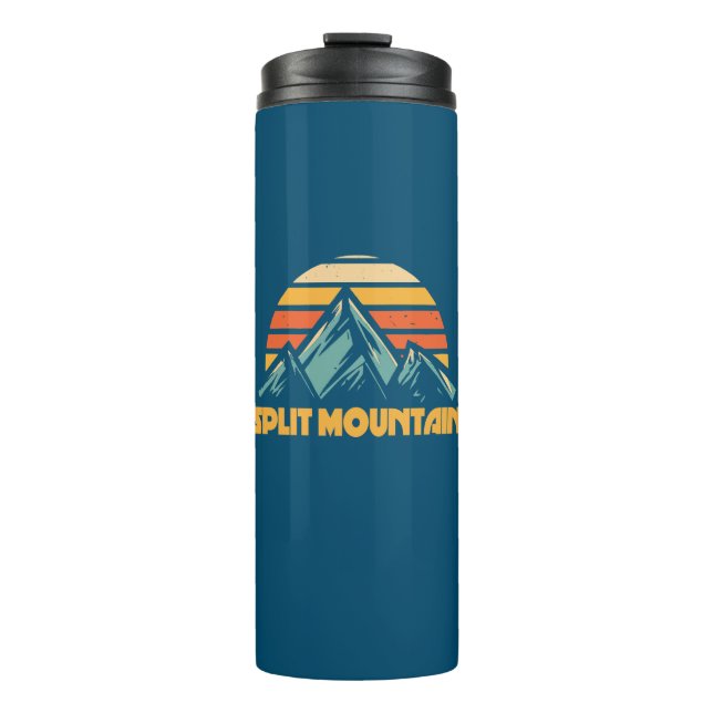 Termo Split Mountain California Retro Turquesa (Anverso)