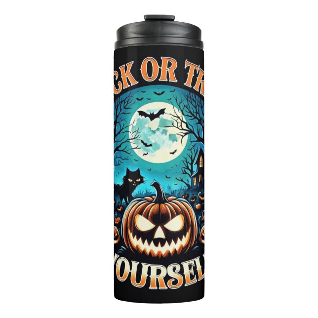 Termo Spooky Halloween Thermal Tumbler - Trick or Treat (Anverso)