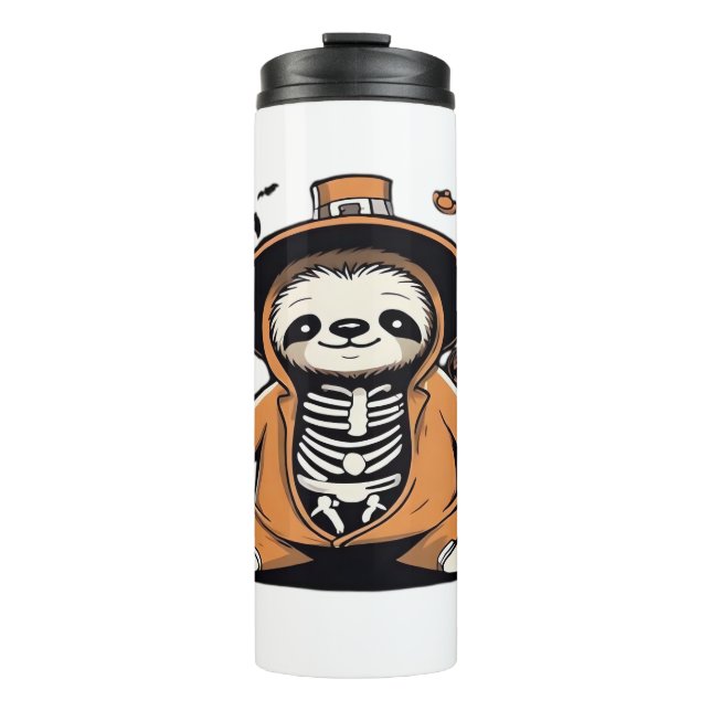 Termo Spooky skeleton sloth trick or treating Classic T- (Anverso)
