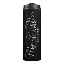 Termo Sr. y Sra. Boda Establecida