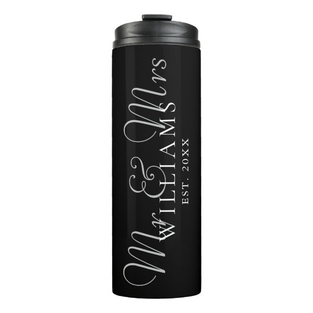 Termo Sr. y Sra. Boda Establecida (Anverso)