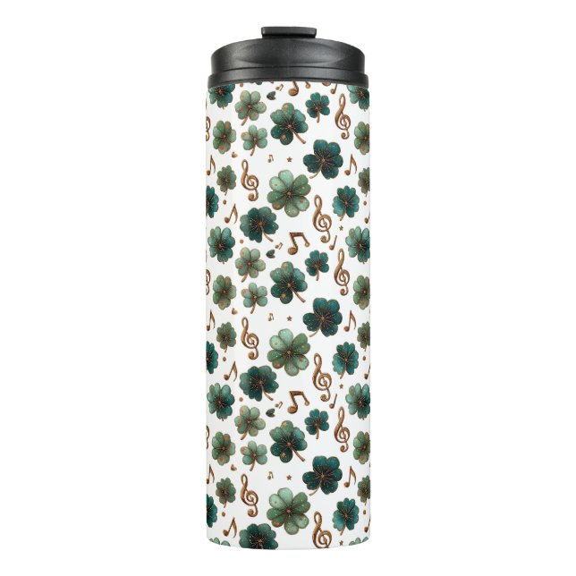 Termo St. Patrick’s Day Musical Shamrock (Anverso)