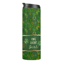 St Patricks Day One Lucky Chica Cita Tumbler