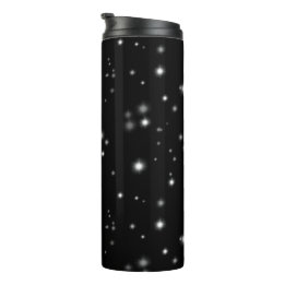 Termo Starlight Sparkles Black and White Stars