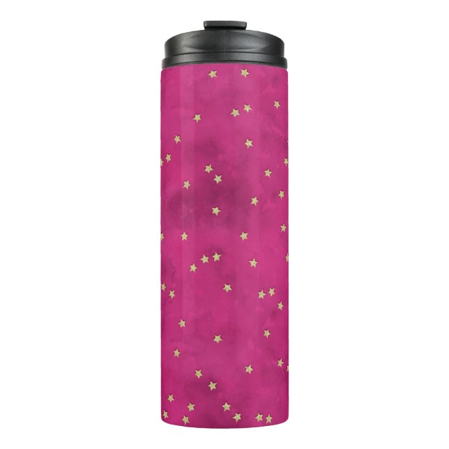 Termo Stars in Pink Background (Anverso)