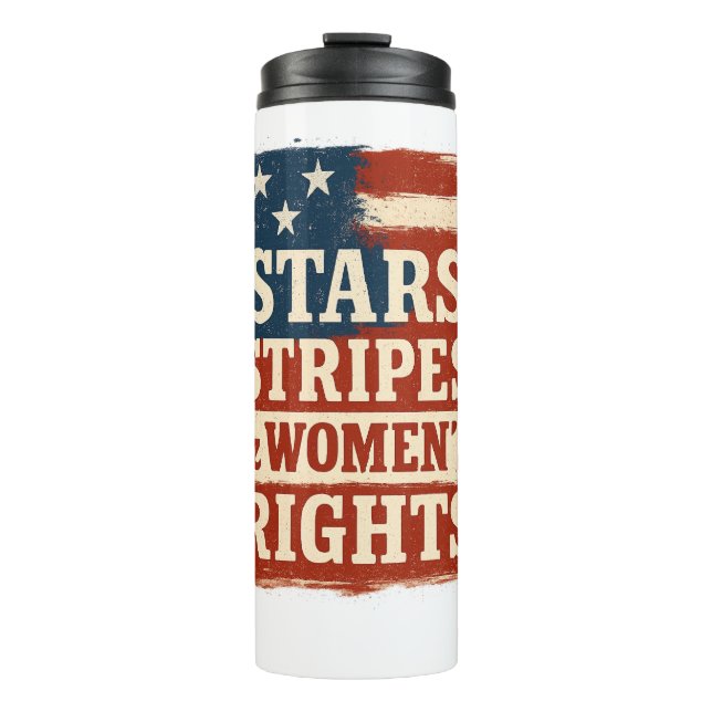 Termo Stars, Stripes & Women’s Rights Distressed Flag (Anverso)