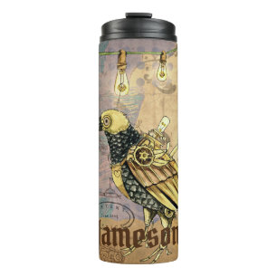 Termo Steampunk Raven personalizado