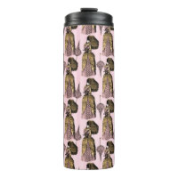 Steampunk rosa y dorado