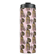 Steampunk rosa y dorado